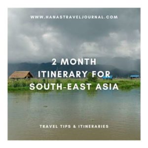 2 Month Itinerary for South East Asia