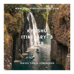 Kyushu Itinerary – 5 Days