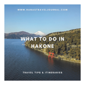 what to do in Hakone